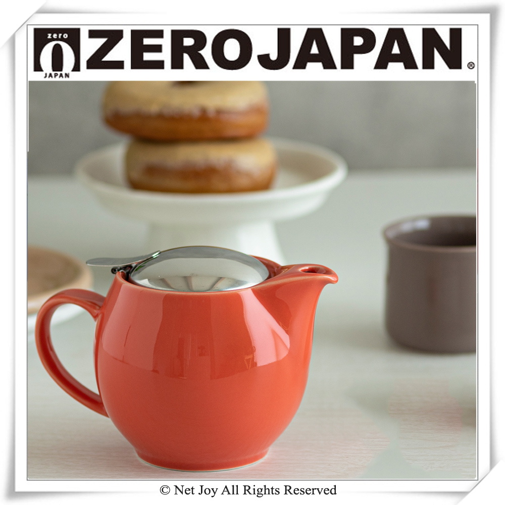 ZERO JAPAN】典藏陶瓷不銹鋼蓋壺(蘿蔔紅)(450cc) - 全聯全電商