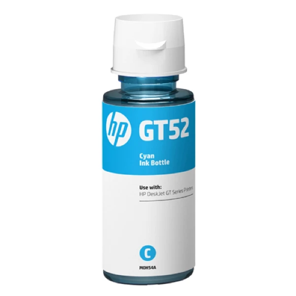 【HP 惠普】M0H54AA GT52 藍色墨水瓶(高品質列印)