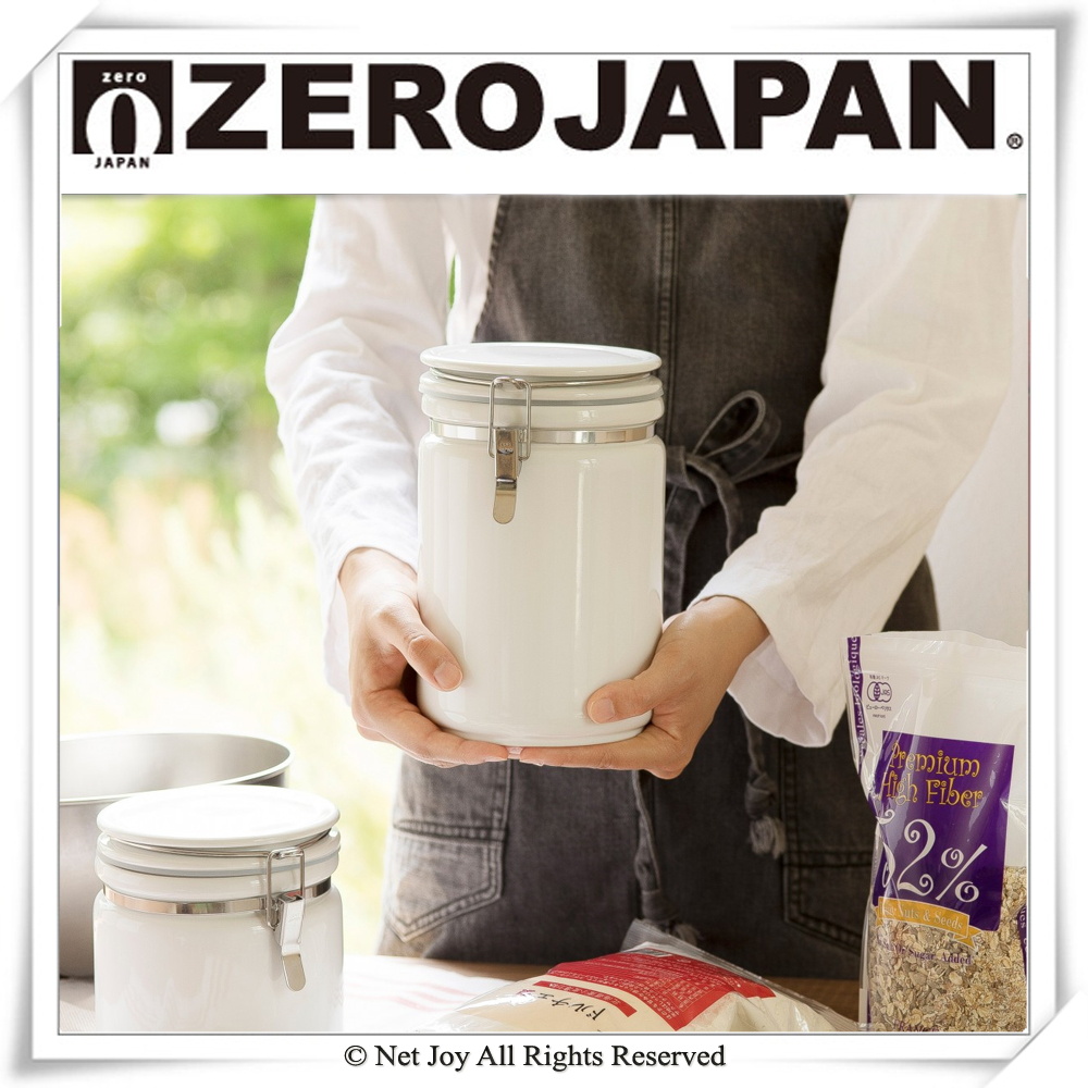 ZERO JAPAN】圓型密封罐800cc(白色) - 全聯全電商