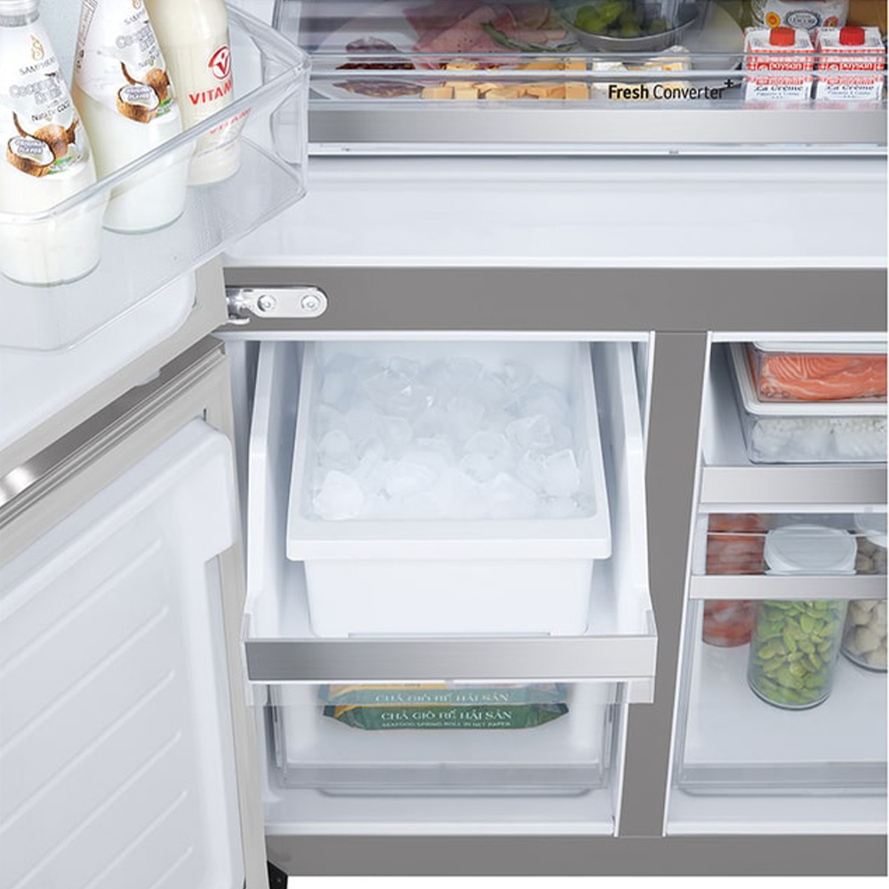 LG 樂金】619公升智慧變頻四門冰箱｜雲朵白(GV-NB61WG) - 全聯全電商
