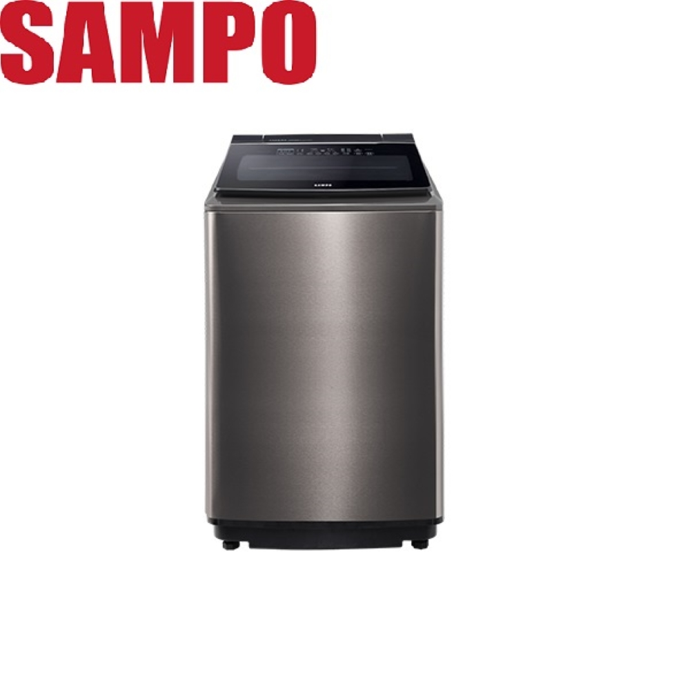 【SAMPO 聲寶】贈 7-11禮券300元 17kg 洗劑智慧投⼊直立式變頻洗衣機-含基本安裝+舊機回收 (ES-P17DAS)