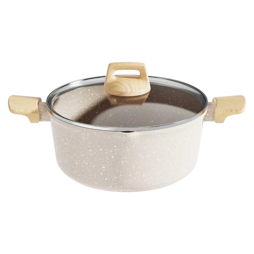 【Tefal 特福】暖暖系列20cm不沾雙耳湯鍋(加蓋)G6194496(1入)