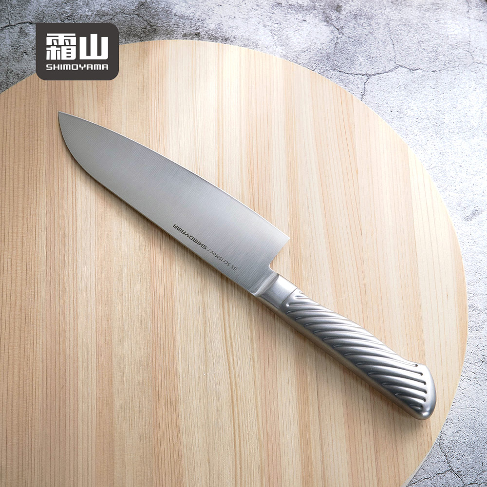 全鋼牛刀 約30cm 日本霜山】一體成形不鏽鋼三德刀-30cm(全鋼菜刀/料理刀/主廚刀) - 全聯