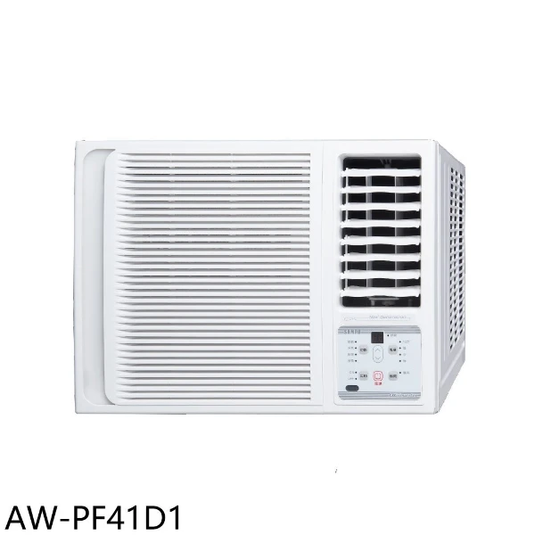 【SAMPO 聲寶】變頻右吹窗型冷氣6坪AW-PF41D1(含標準安裝 7-11商品卡900元)