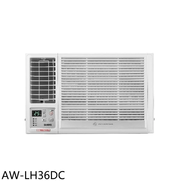 【SAMPO 聲寶】變頻冷暖左吹窗型冷氣5坪AW-LH36DC(含標準安裝)