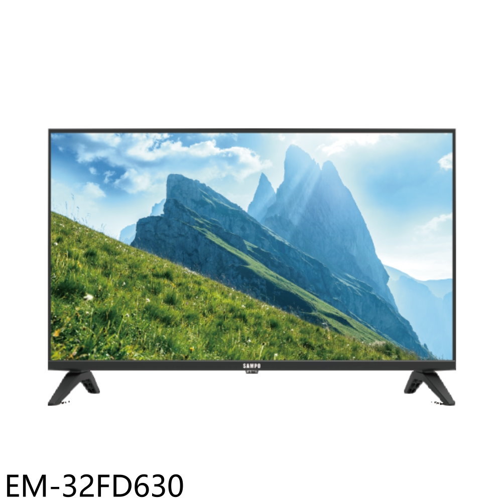 【SAMPO 聲寶】32吋HD顯示器EM-32FD630(無安裝 7-11商品卡400元)