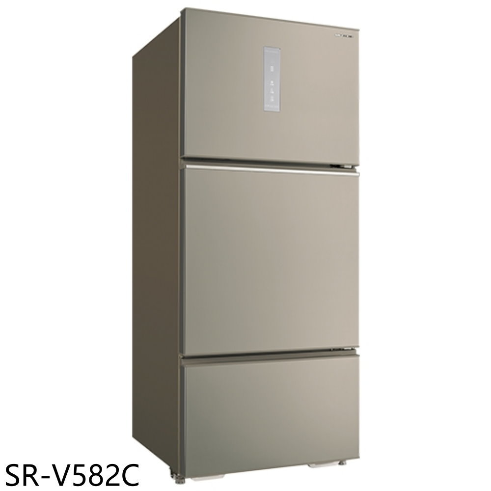 【SANLUX 台灣三洋】580公升三門變頻冰箱SR-V582C(含標準安裝)