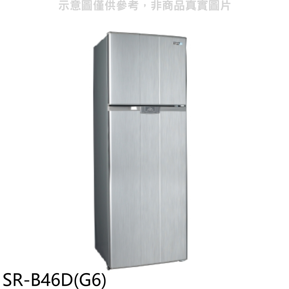 【SAMPO 聲寶】460公升雙門變頻冰箱星辰灰SR-B46D(G6)(G6】460公升雙門變頻冰箱星辰灰)