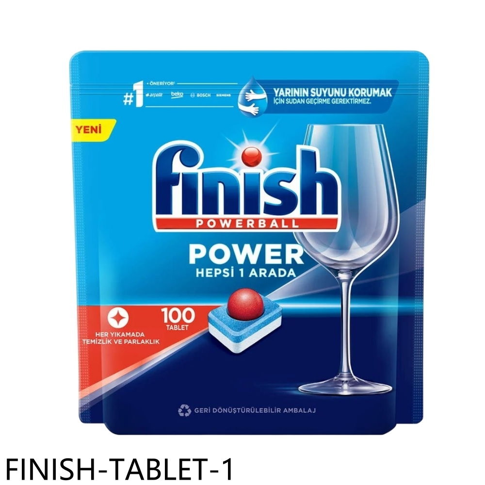 【Finish】洗碗錠100入全效合一洗碗塊洗滌球1盒組洗碗機配件FINISH-TABLET-1(FINISH-TABLET-1)