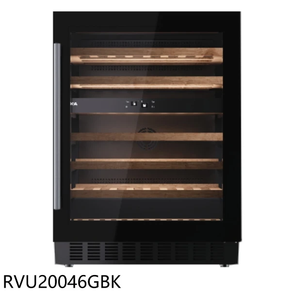 【TEKA】獨立嵌入兩用紅酒櫃RVU20046GBK(全省安裝 7-11商品卡1600元)