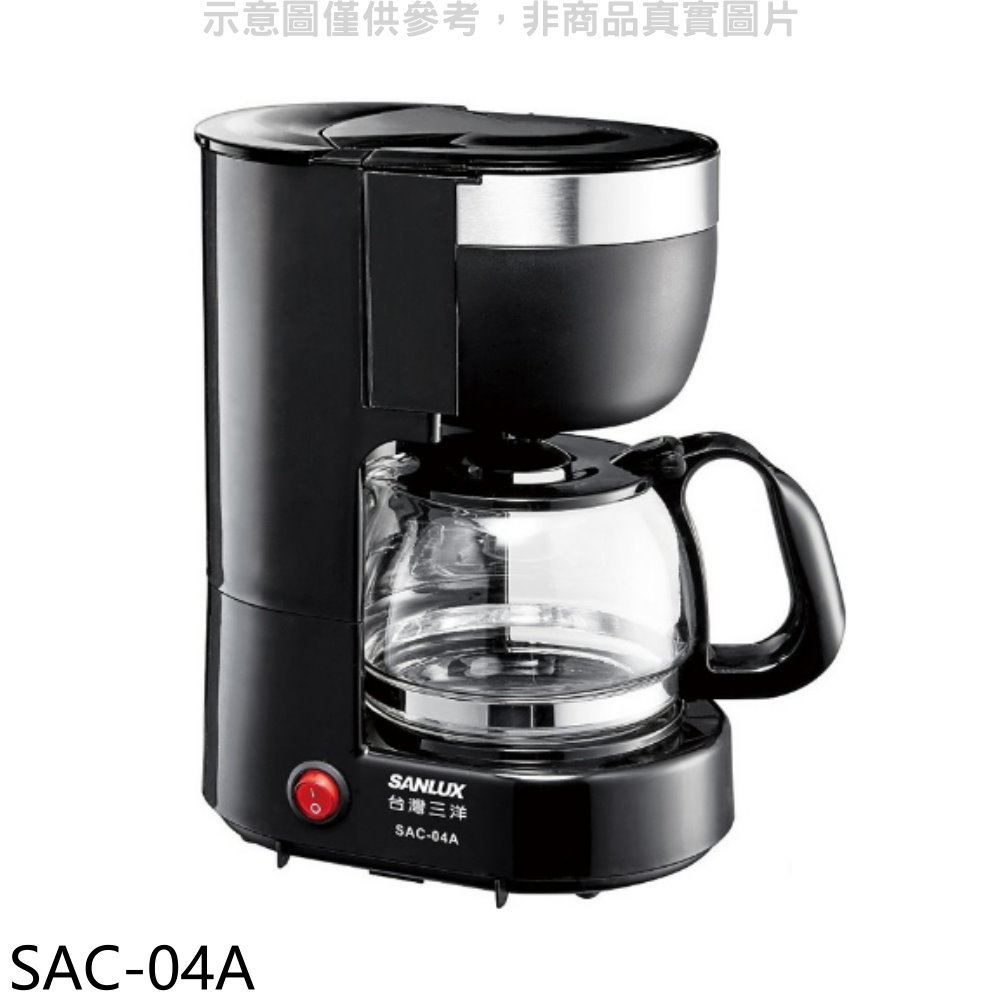 【SANLUX 台灣三洋】4人份美式咖啡機SAC-04A(SAC-04A)