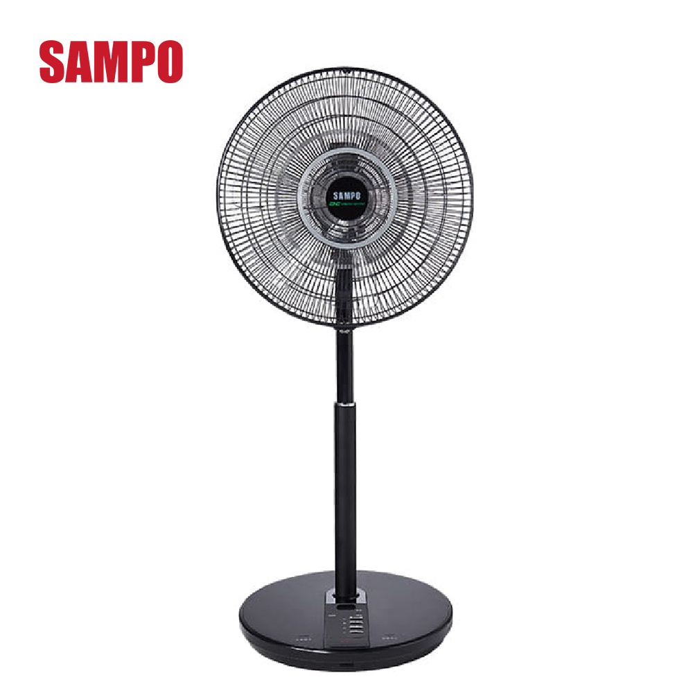 【SAMPO 聲寶】14吋7+7片扇葉DC直流馬達微電腦遙控立扇(SK-FN14UD)