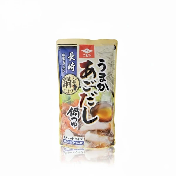 【NIBISHI 二菱醬油】長崎飛魚風味火鍋高湯(720ml)