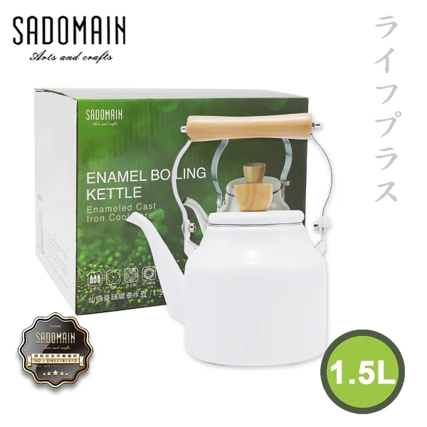 【一品川流】仙德曼琺瑯煮水壺(-1.5L)