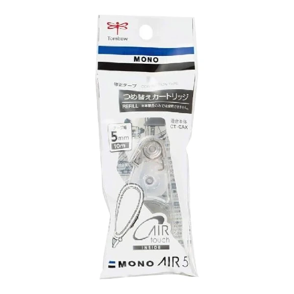 【TOMBOW】蜻蜓 MONO AIR 超省力 修正帶 內帶 5mm x 10M X100個/組 (CT-CAR5C )