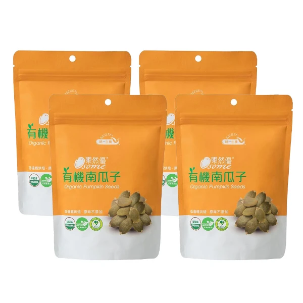 【統一生機】果然優有機南瓜子(180g x 4包)