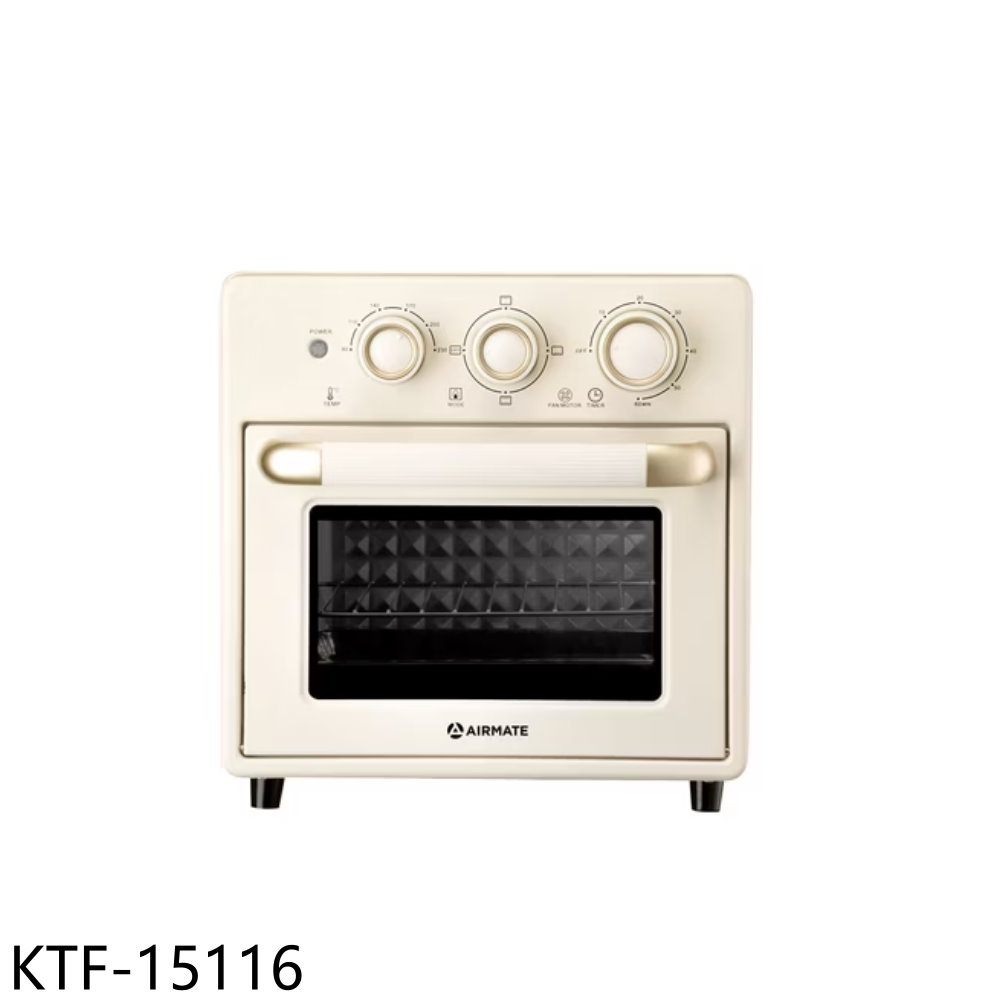 【Airmate 艾美特】16公升多功能氣炸烤箱KTF-15116(KTF-15116)