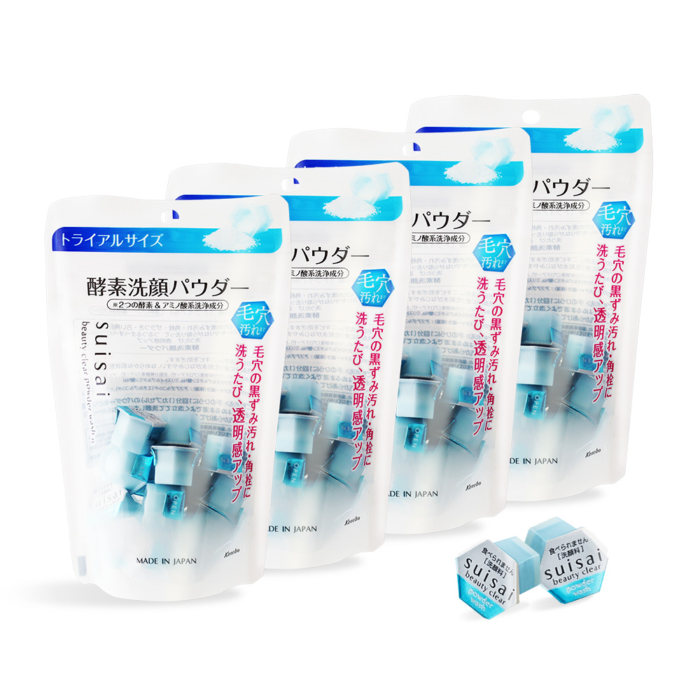 【KANEBO 佳麗寶】suisai 淨透酵素粉N 0.4g*15顆 4入組(公司貨)