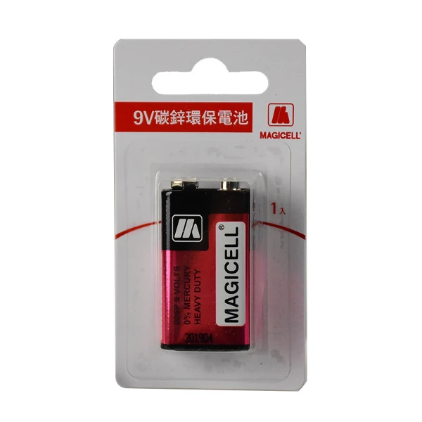 【MAGICELL】碳鋅電池9V/6F22(1入)