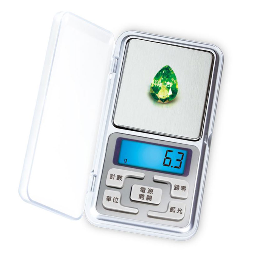 【Dr.AV 聖岡科技】RD-61A鴻龍 超精準微量迷你 電子秤0.5g~1010g(五種單位 不鏽鋼秤盤 計數功能 附保護蓋 口袋秤 微型秤 珠寶秤)