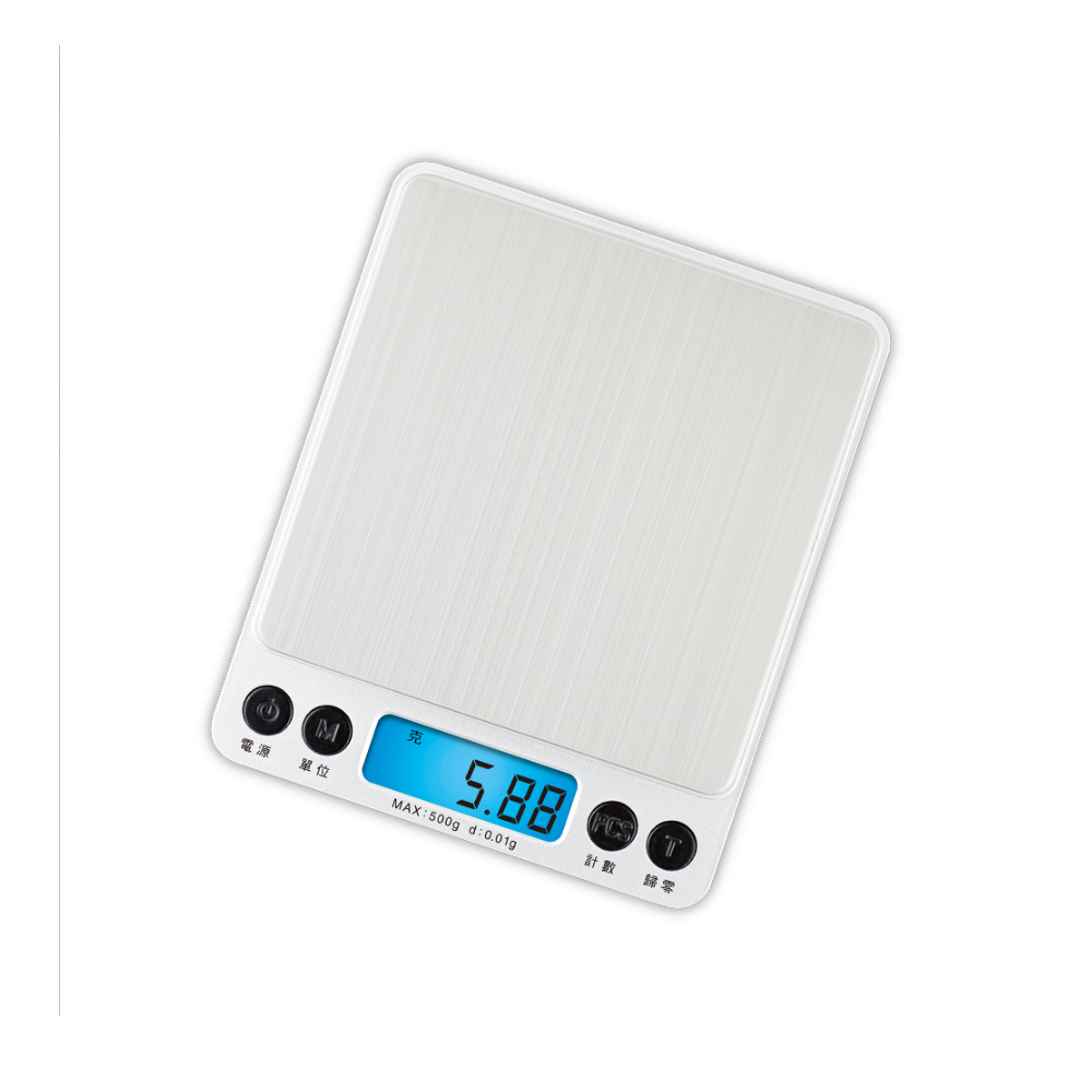 【Dr.AV 聖岡科技】RD-81A鴻龍 超精準0.01g大秤盤 超微量 電子秤0.05-500g(五種單位 不鏽鋼秤盤 計數功能 附保護蓋 口袋秤 微型秤 珠寶秤)