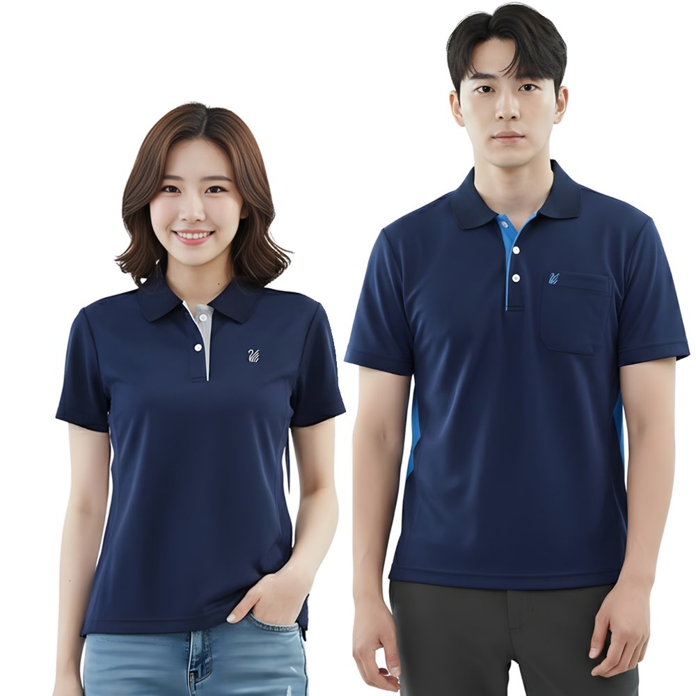 【遊遍天下】MIT臺灣製男女款抗UV防曬涼感吸濕排汗機能POLO衫GS1056(M-5L大尺碼)