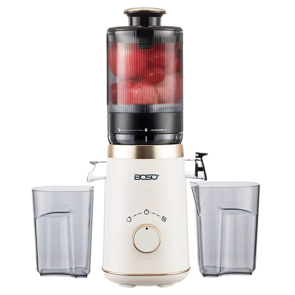 【BOSO】鮮萃纖Max 超大口徑冷壓慢磨果汁機旗艦款(1000ml)