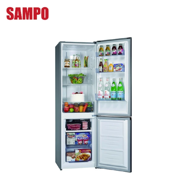 【SAMPO 聲寶】贈 7-11商品卡500元 253L 雙門鋼板變頻冰箱 含基本安裝+舊機回收(SR-F26D)
