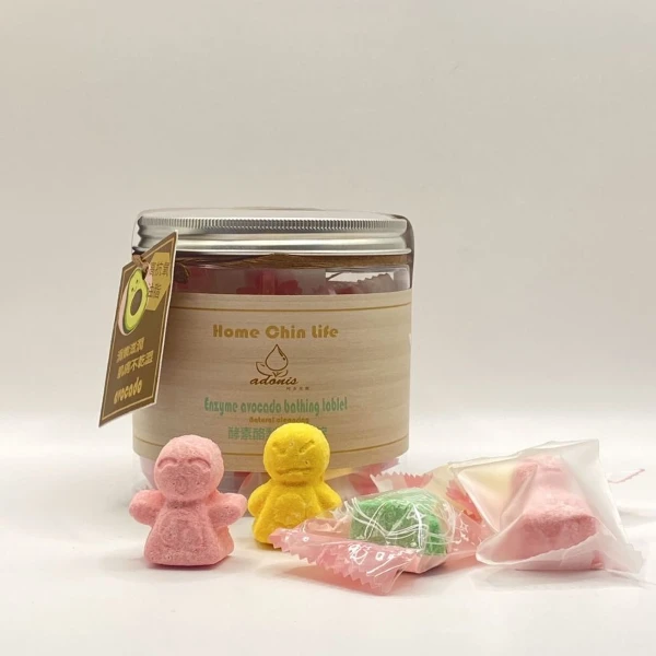 【鴻琴生活】阿多尼斯酵素奶泡室內香氛\沐浴劑錠18入(180g)