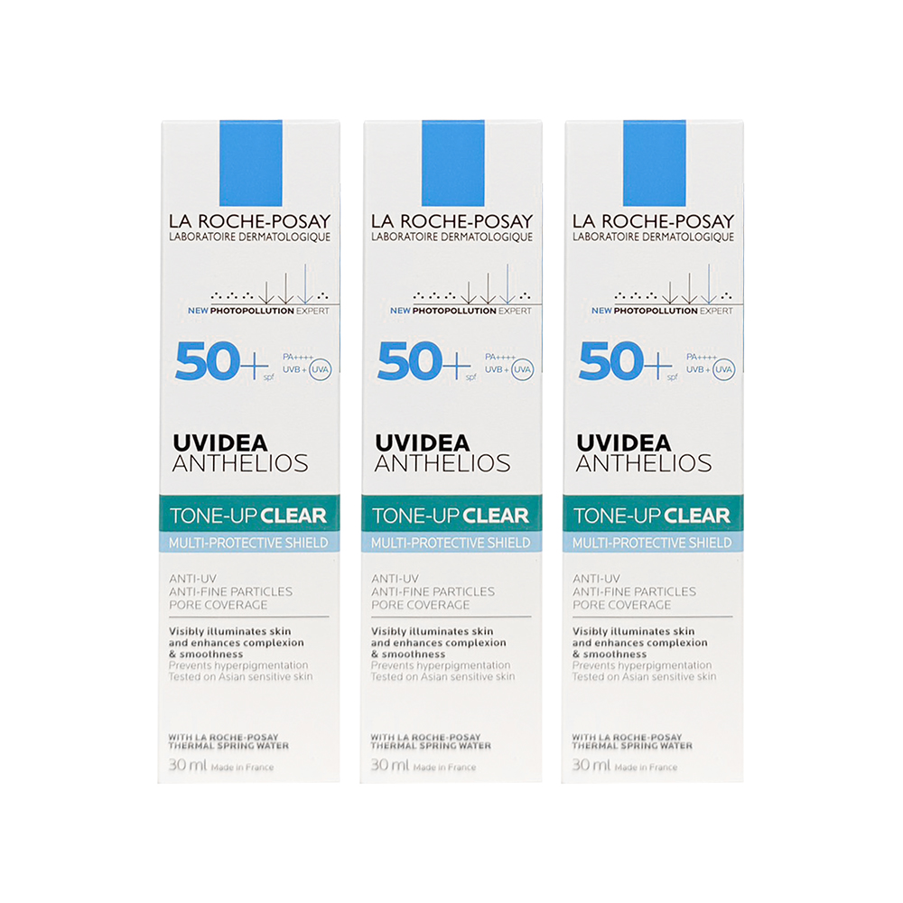 【LA ROCHE-POSAY 理膚寶水】預購全護極致抗油光防曬亮白乳UVA PRO(太空科技防曬)(30ml*3入)