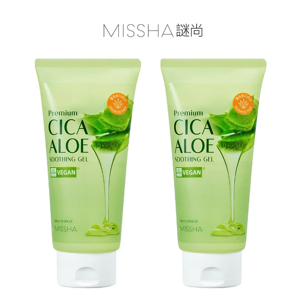 【Missha】積雪草蘆薈保濕凝膠 x2(300ml/罐)