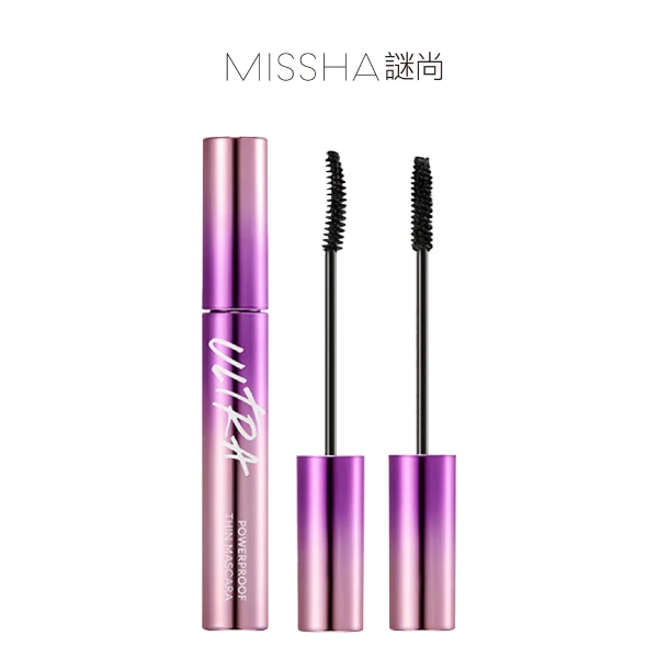 【Missha】超效極致防水睫毛膏-濃密捲翹 x1(9g/個)