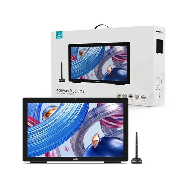 【HUION 繪王】KAMVAS Studio 24 繪圖電腦(( i7 / 32GB/ 1TB SSD / 藍牙5.2 / Wi-Fi 6 ) /台 KS2401)