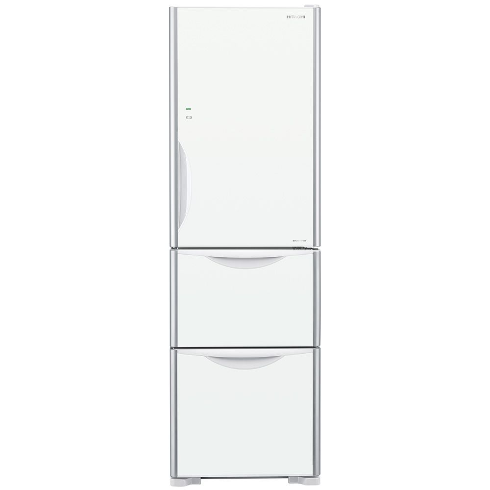 【HITACHI 日立】日立394公升變頻三門冰箱 左開 琉璃白(RG41BL)