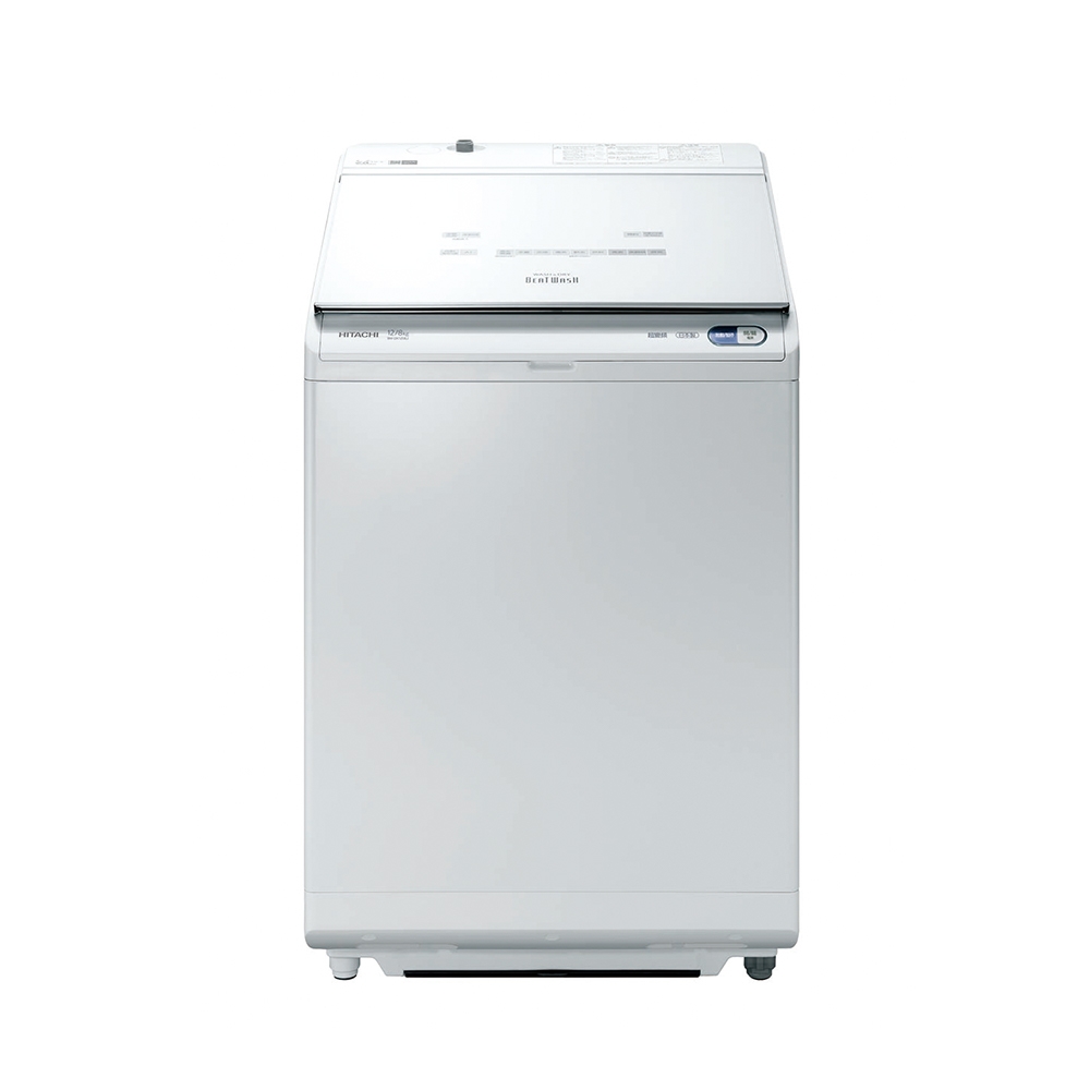 【HITACHI 日立】12kg 變頻直立洗脫烘洗衣機 琉璃白(BWDX120EJ-W)