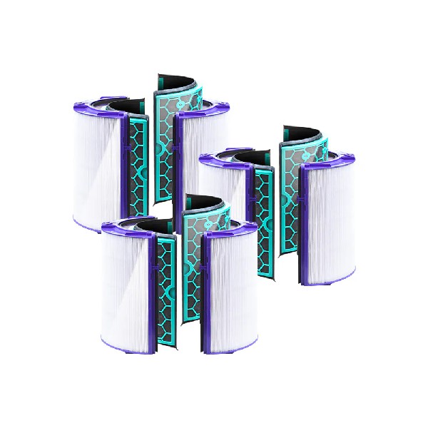 【綠綠好日】適用 Dyson TP04 HP04 DP04 HP05 TP05 空氣清淨機 HEPA抗敏濾芯(3入)