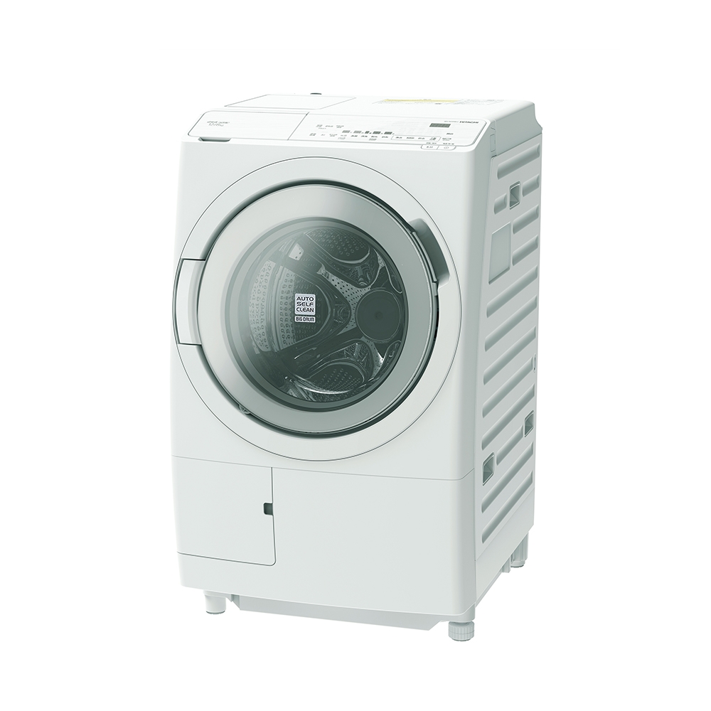 【HITACHI 日立】12KG 日製AI智慧感測變頻 右開滾筒洗脫烘洗衣機(BDSX120HJR)