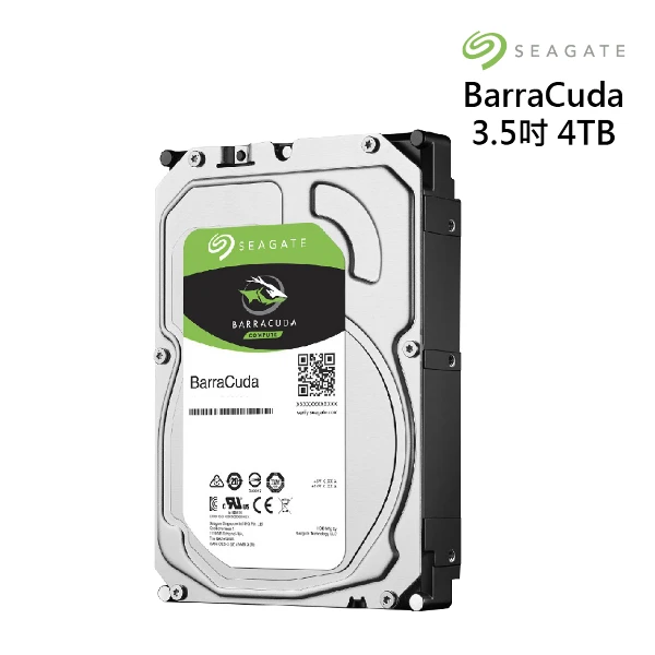 【Seagate 希捷】4TB /256M/5400轉/3年保(新梭魚)