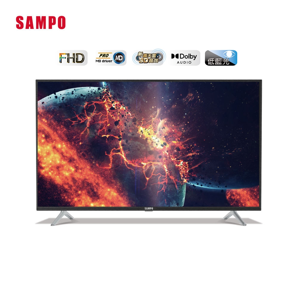 【SAMPO 聲寶】HD新轟天雷 40吋液晶電視(EM-40CBS200)