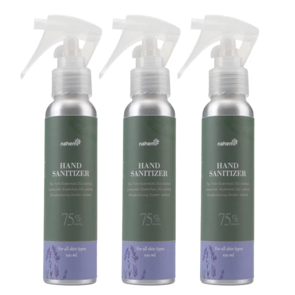 【Nahemi 娜禾蜜】草本精油乾洗手噴霧 100ml ( 3入組)