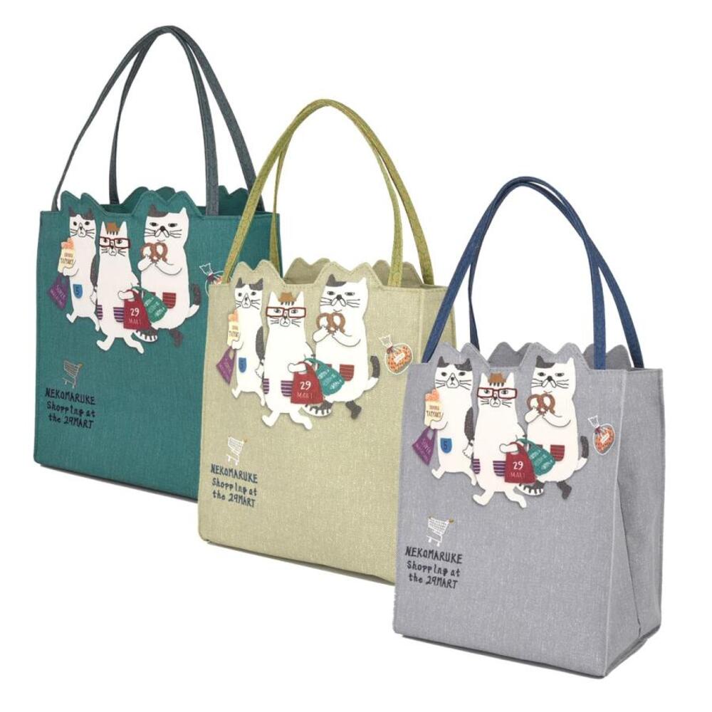 【Kusuguru Japan】日本眼鏡貓 手提包 一起逛街購物趣 雜誌包(3款任選)