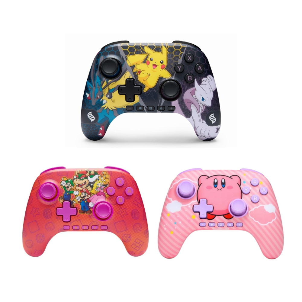 【PowerA】任天堂官方授權 NS2 Switch 2無線遊戲手把 膨脹卡比/寶可夢超級進化/瑪莉歐家族(公司貨)