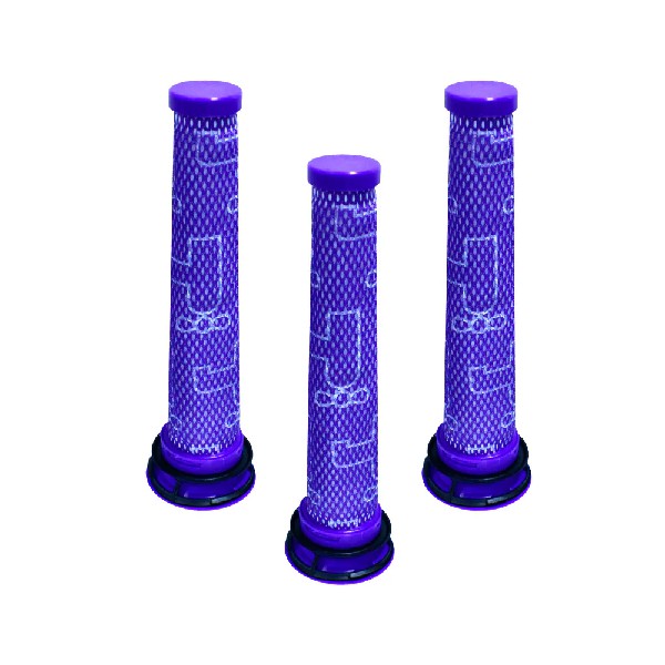 【綠綠好日】適用Dyson戴森V6 V7 V8 SV04 SV07 SV08 SV09手持吸塵器前置濾芯(1組(3入))