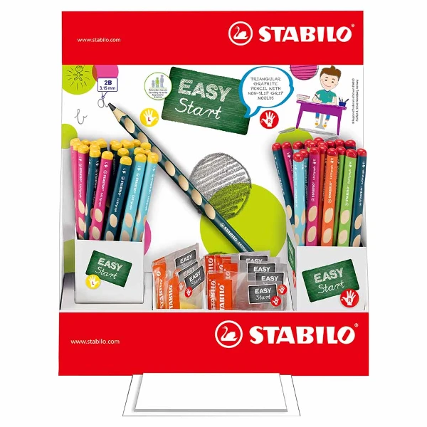 【STABILO】 德國 思筆樂 EASYgraph 人體工學思筆樂洞洞鉛筆 (72入展示/組 ST330/72)