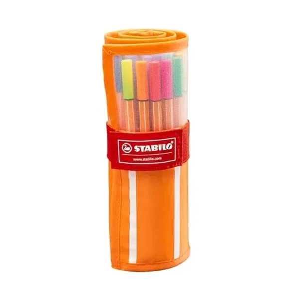 【STABILO】 德國 思筆樂 point 88 (30色卷軸筆袋組 /入 ST8830-2)