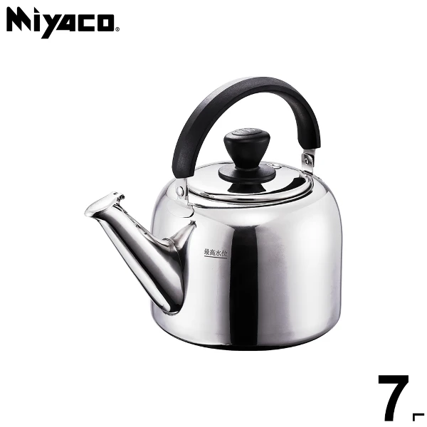 【米雅可 Miyaco】麗緻316不銹鋼笛音茶壺7L(1入)