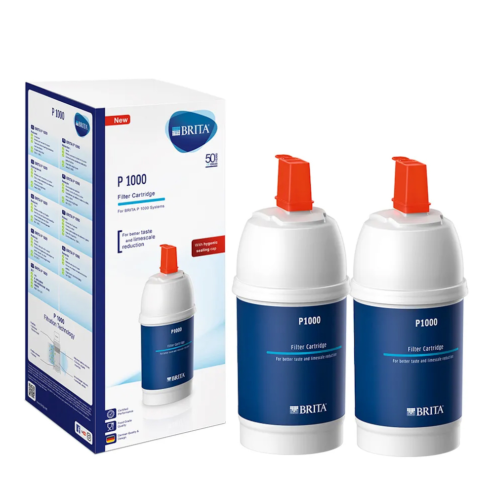 <618必搶>【BRITA】P1000硬水軟化型濾芯《二入組》(二入組)