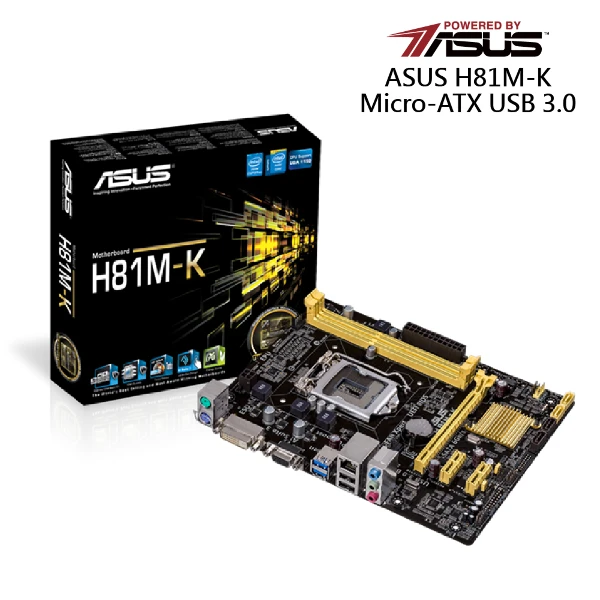 【ASUS 華碩】華碩 H81M-K 主機板