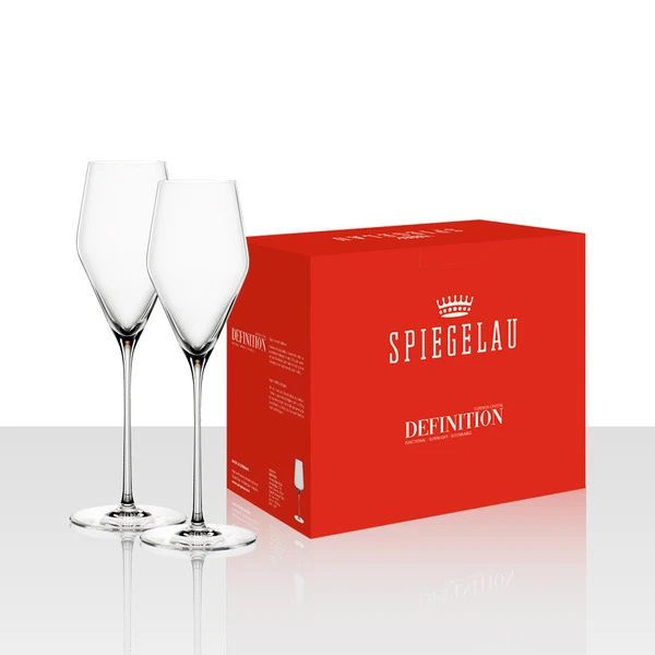 【SPIEGELAU】Definition香檳杯2入禮盒(250ml)