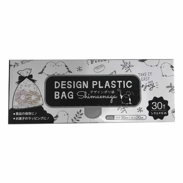 【100LIFEJAPAN】長尾山雀印花食物包裝袋(30入)(0)